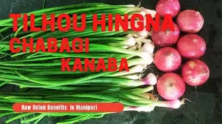 TILHOU HINGNA CHABAGI KANABA / HEALTH BENEFITS OF EATING RAW ONION IN MANIPURI