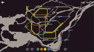 Mini Motorways + Mini Metro Daily Challenge December 27th 2025