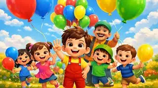 Gubbare Wala Aaya 🎈 | Balloon Dance Song for Kids | Hindi Rhymes | Rimzo Kids TV