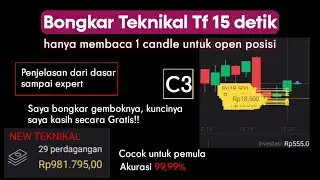 trading tf 15 detik || teknik tf 15 detik binomo akurasi 99,99%