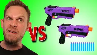 Распаковка двух бластеров Nerf Fortnite DP-E