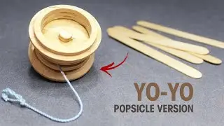 Make a Pro-Level YoYo from Popsicle Sticks - No Skills Needed