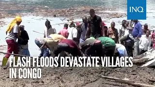 Flash floods devastate villages in Congo