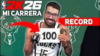 ¿¡ROMPO el RÉCORD de 100 PUNTOS!? - NBA 2K26 MI CARRERA #28 - AIRCRISS