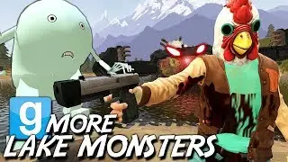 NEW LAKE MONSTERS DESTROY MY BOATS!!! | Gmod Hilarious Creations