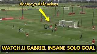 Man United wonderkid JJ Gabriel destroys Watford defenders to score INSANE solo goal | Man Utd News