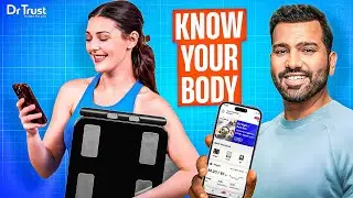 Dr Trust USA 532 Eight Electrode Digital Body Weight BMI Machine & Fat Analyzer with IOS/Android App