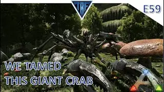 We tamed a Giant Crab! Karkinos Trap! Ark Survival Evolved Modded Story Cluster - Aberration Map E59