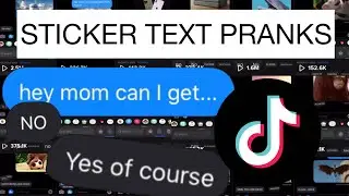 Лучшая подборка текстовых розыгрышей с наклейками | TikTok zar.r