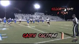 Hillcrest Rams D Team at Travelers Rest Devil Dogs // Caden Coleman Rushing TD