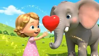Beb&eacute; Elefante Encontr&oacute; un Globo M&aacute;gico | Canciones Infantiles y Rimas para Ni&ntilde;os