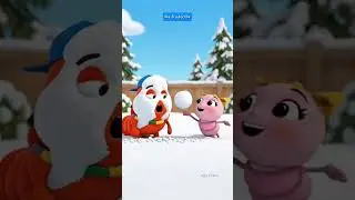 Snowball Fail 😂 | Funny Winter Prank Gone Wrong #shorts #cartoon #wiggoandlurmashorts