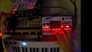 Terminator 1 Soundtrack Main Music Theme Live Cover With Korg Volcas