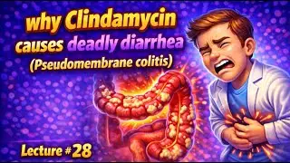 why clindamycin causes diarrhea | pseudomembrane colitis