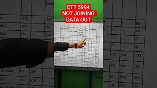 Ett 5994 Not Joining Data Out | ETT 5994 2nd Lists Update