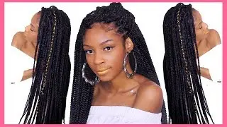 DIY WAIST LENGTH 30 INCH BOX BRAIDS► CROCHET NO CORNROWS