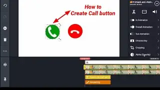 How to Create Call Button |  green screen || 2020