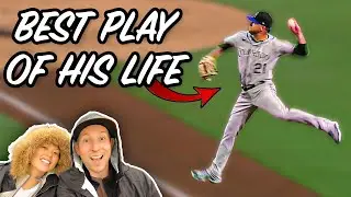 CRAZY Jump Throw By a Pitcher | Padres Season Tix Series #2