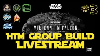 HTM Group Build Livestream - Bandai Perfect Grade Millennium Falcon #3