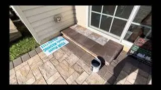 Patio Cleaning and Sealing #letscleanit #delaware #powerwashing #surfacecleaning 