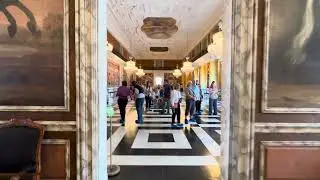 A tour inside Christiansborg Palace in Copenhagen on 02 June 2024