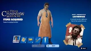 Fortnite Item Shop | Leatherface Bundle (Review/Gameplay)