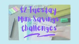 $2 Tuesday Challenge | Cash Stuffing Mini Savings Games