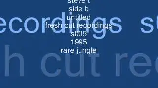 Steve T - Untitled - 1995 - Side B -  Rare Jungle -