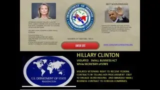 HILLARY CLINTON    VIOLATED SMALL BUSINESS ACT AS SECRETARY OF DEFENSE
