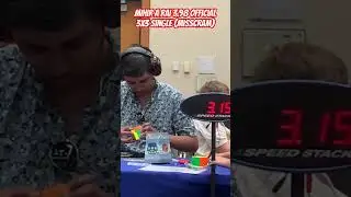 3.98 Official 3x3 Single! (Misscramble) - Mihir A Rai