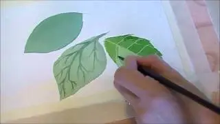Three Techniques for Painting Leaves in Watercolor