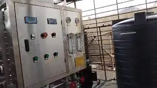 Table Water Treatment Plant Setup 