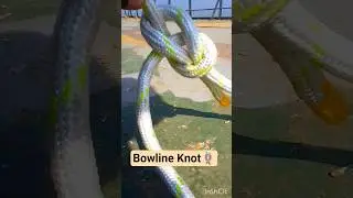 Learn how make Bowline Knot.🪢,#knotting,#knot