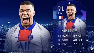 FIFA 21: KYLIAN MBAPPE 91 MOTM PLAYER REVIEW I FIFA 21 ULTIMATE TEAM