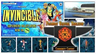 FoundryVTT &bull; INVINCIBLE RPG &bull; Landing Page