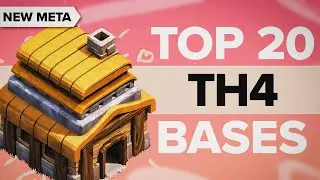 TOP 20 TH4 BASE Layouts 😍 NEW META (War/Trophy/Farming/Hybrid) Base Designs | Clash of Clans