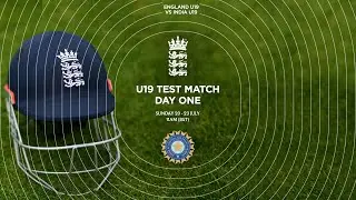 LIVE: England U19 v India U19 (Youth Test Match) - Day 1 Stream