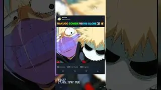 Bakugo zombie vs his clone ☠️💥 | #myheroacademia #edit #amv #mha #anime