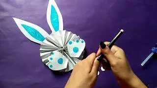 How to make a paper bunny/Easter crafts for kids/Paper crafts/Easy paper crafts