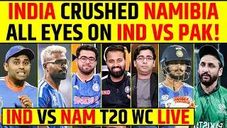 🔴INDIA CRUSHED NAMIBIA | ALL EYES ON IND VS PAK | T20 WC LIVE #indvsnam #t20worldcup2026 #indvsnam