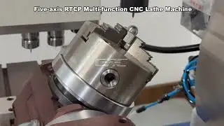 No More Dead Angles! Experience True 5-Axis (RTCP) CNC in a Desktop Size.