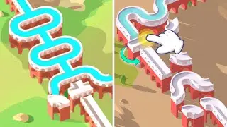 Water Connect Flow 💦💧🌊 All Levels Gameplay Android, iOS