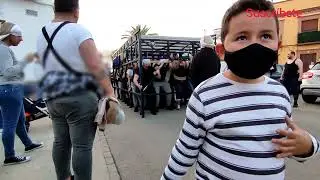ENSAYO DE COSTALEROS DE LA HERMANDAD DEL CAUTIVO DE MAIRENA DEL ALCOR 26-03-2022/SEMANA SANTA.