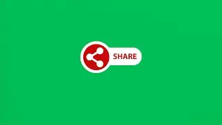 Green Screen Share Button Animated | 4K | Global Kreators