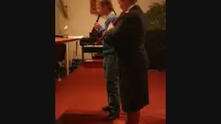 Mam en ik blokfluiten, midden in de winternacht