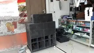 tes bok CBS 15 inch speaker Acr 15600 dengan crossover Ashley 324 XL pakai headset lorr Box CBS 15