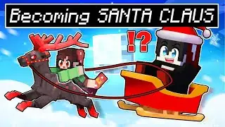 HOW I Became Real SANTA CLAUS in Minecraft  ( Tagalog )