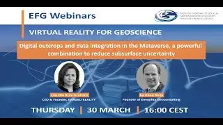 EFG Webinar: Digital outcrops and data integration in the Metaverse