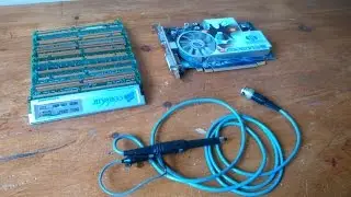 Junk Sale Findings: Old Computer Components & An Oscilloscope Probe (I Think)