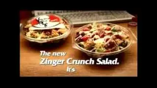 KFC Zinger Crunch Salad Mouthful